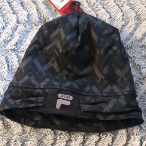 Fila Sport Black Beanie NWT